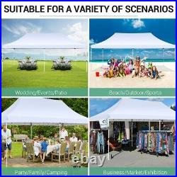 10x20 EZ Pop UP Wedding Party Tent Waterproof Gazebo Canopy Heavy Duty Outdoor