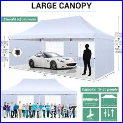 10x20 EZ Pop UP Wedding Party Tent Waterproof Gazebo Canopy Heavy Duty Outdoor