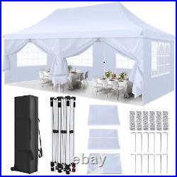 10x20 EZ Pop UP Wedding Party Tent Waterproof Gazebo Canopy Heavy Duty Outdoor