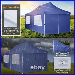 10x20 EZ Pop UP Wedding Party Tent Waterproof Gazebo Canopy Heavy Duty Outdoor#