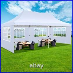 10x20 EZ Pop UP Wedding Party Tent Waterproof Gazebo Canopy Heavy Duty Outdoor