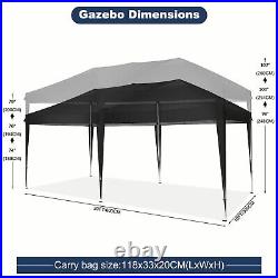 10x20 EZ Pop UP Wedding Party Tent Waterproof Gazebo Canopy Heavy Duty Outdoor\z