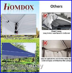 10x20' EZ Pop Up Canopy Heavy Duty Commercial Party Car Tent Waterproof Gazebo\