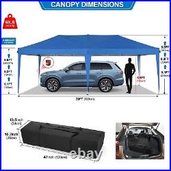 10x20' EZ Pop Up Canopy Heavy Duty Folding Outdoor Party Tent Commercial Gazebo