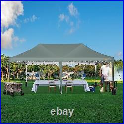 10x20' EZ Pop Up Canopy Heavy Duty Folding Outdoor Party Tent Commercial Gazebo