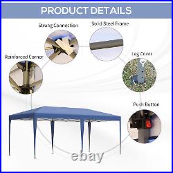 10x20 EZ Pop Up Canopy Heavy Duty Outdoor Party Tent Instant Event Shade Shelter