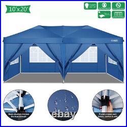 10x20' EZ Pop Up Canopy Instant Folding Gazebo Heavy Duty Outdoor Party Tent NEW