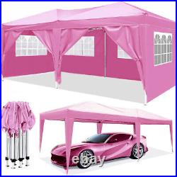 10x20 EZ Pop Up Canopy Outdoor Portable Party Folding Tent with6 Walls+Weight Bag