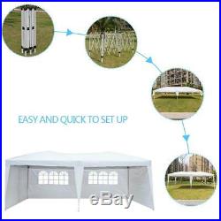 10x20' Easy Pop up Canopy Gazebo Pavilion Wedding Party Tent BBQ Outdoor Garden