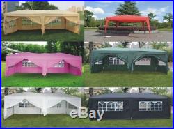 10x20 FT EZ POP UP 6 WALLS CANOPY PARTY TENT GAZEBO WITH SIDES