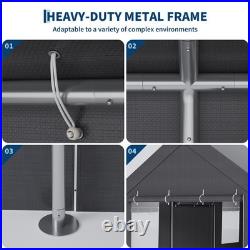 10x20 FT Heavy Duty Carport Canopy Outdoor Car Shelter Garage Party Shed Tent