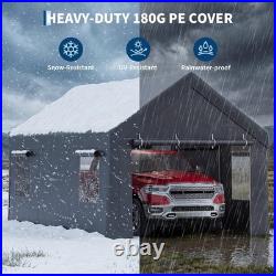 10x20 FT Heavy Duty Carport Canopy Outdoor Car Shelter Garage Party Shed Tent