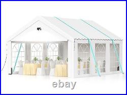 10x20 FT Party Tent Heavy Duty Canopy Tent with Removable Sidewals for Wedding