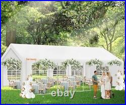 10x20 FT Party Tent Heavy Duty Canopy Tent with Removable Sidewals for Wedding