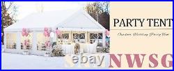 10x20 FT Party Tent Heavy Duty Canopy Tent with Removable Sidewals for Wedding