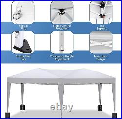 10x20 FT Pop Up Canopy Outdoor Portable Folding Tent with 6 Removable Sidewalls