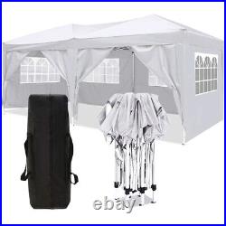 10x20 FT Pop Up Canopy Outdoor Portable Folding Tent with 6 Removable Sidewalls