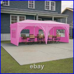 10x20 Ft Outdoor Large Portable Pop Up Canopy Tent with 3 Adjustable Heights