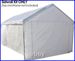 10x20 Garage Side Wall Kit only Canopy Car Shelter Big Tent Parking Carport