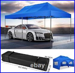 10x20'Heavy Duty Canopy Pop up Party Tent Waterproof Gazebo withRoller Bag Anti-UV