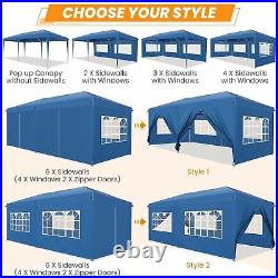 10x20 Heavy Duty Pop UP Canopy Commercial Instant Tent, Waterproof Party Gazebo#