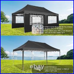 10x20 Heavy Duty Pop Up Canopy Commercial Tent Waterproof Car Gazebo Outdoor \\