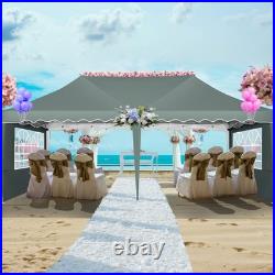 10x20 Heavy Duty Pop Up Canopy Commercial Tent Waterproof Car Gazebo Outdoor \\