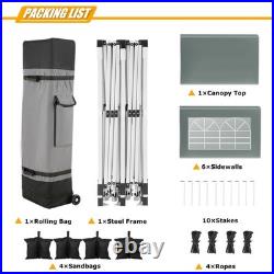 10x20 Heavy Duty Pop Up Canopy Commercial Tent Waterproof Car Gazebo Outdoor \\
