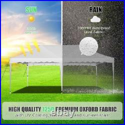 10x20 Heavy Duty Pop Up Canopy Commercial Tent Waterproof Car Gazebo Outdoor