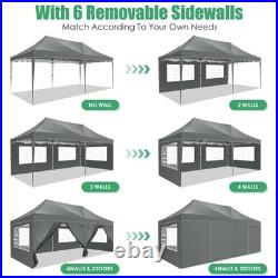 10x20 Heavy Duty Pop Up Canopy Commercial Tent Waterproof Car Gazebo Outdoor \\