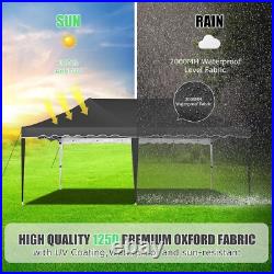 10x20 Heavy Duty Pop Up Canopy Commercial Tent Waterproof Car Gazebo Outdoor\US