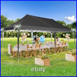 10x20 Heavy Duty Pop Up Canopy Commercial Tent Waterproof Car Gazebo Outdoor\US