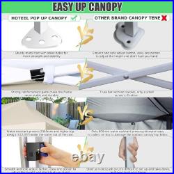 10x20 Heavy Duty Pop Up Canopy Commercial Tent Waterproof Car Gazebo Outdoor USA