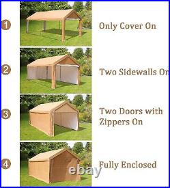 10x20'Outdoor Heavy Duty Carport Canopy Garage Car Shelter Portable Storage Shed