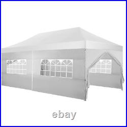 10x20 Pop-Up Canopy 6 Sidewalls Outdoor Party Gazebo Instant Event Tent Shelter