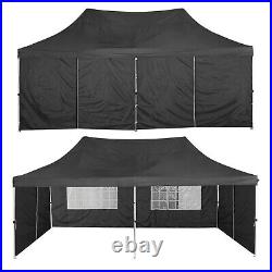 10x20' Pop Up Canopy Heavy Duty Commercial Instant Tent Waterproof Party Gazebo