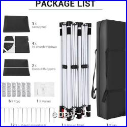 10x20 Pop Up Canopy Heavy Duty Commercial Instant Tent Waterproof Party Gazebo