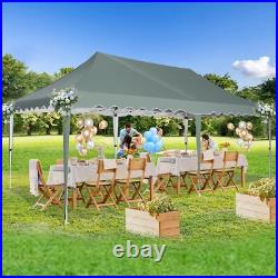 10x20 Pop Up Canopy, Outdoor Easy Setup Party Tent, Waterproof Portable Shelter