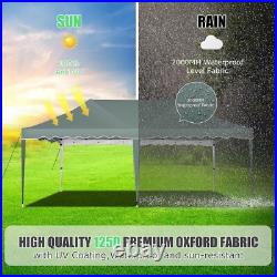 10x20 Pop Up Canopy, Outdoor Easy Setup Party Tent, Waterproof Portable Shelter
