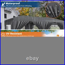10x20 Pop Up Canopy Tent 6 Removable Sidewalls, Waterproof, 3 Adjustable Heights