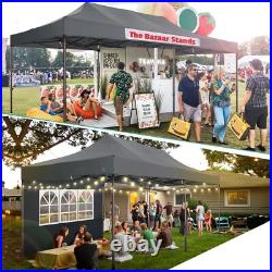 10x20 Pop Up Canopy Tent Commercial Heavy Duty Waterproof Gazebo Thickened Frame