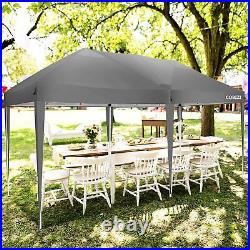 10x20 Pop Up Canopy Tent Waterproof Outdoor Garden Shelter Gazebo with6 Sidewalls