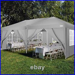 10x20 Pop Up Canopy Tent with6 Sidewalls Waterproof Outdoor Garden Shelter Gazebo