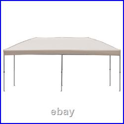 10x20 Pop Up Canopy with Sidewalls, Heavy Duty Wedding Party Tent w Wheeled Bag