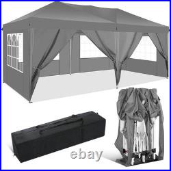 10x20 Pop up Canopy Heavy Duty Party Tent Outdoor Waterproof Commercial Gazebo