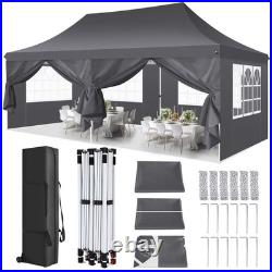 10x20 Pop up Canopy Heavy Duty Party Tent Outdoor Waterproof Commercial Gazebo