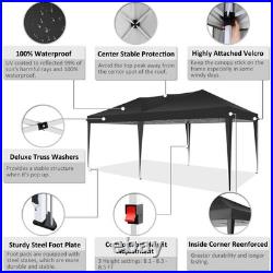 10x20 Pop up Canopy Heavy Duty Party Tent Outdoor Waterproof Commercial Gazebo