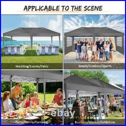 10x20 Pop up Canopy Heavy Duty Party Tent Outdoor Waterproof Commercial Gazebo