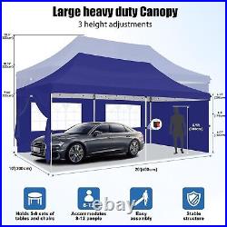 10x20 Pop up Canopy Heavy Duty Party Tent Outdoor Waterproof Commercial Gazebo