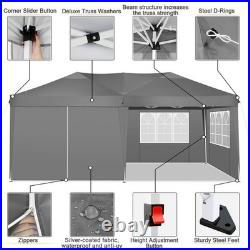 10x20 Pop up Canopy Heavy Duty Party Tent Outdoor Waterproof Commercial Gazebo